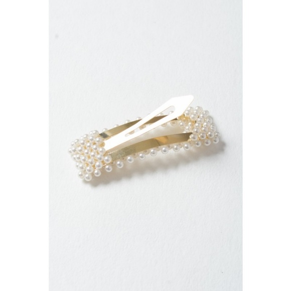 1 Pearl hair clip snap oversize trendy - Picture 6 of 6